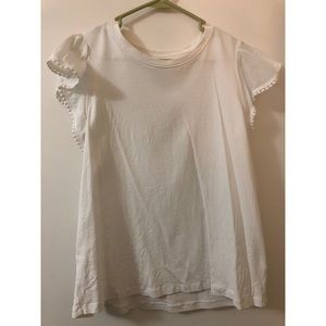 kate spade flutter sleeve top